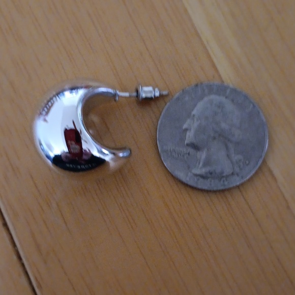 Half Moon Earrings NWT - Picture 2 of 3